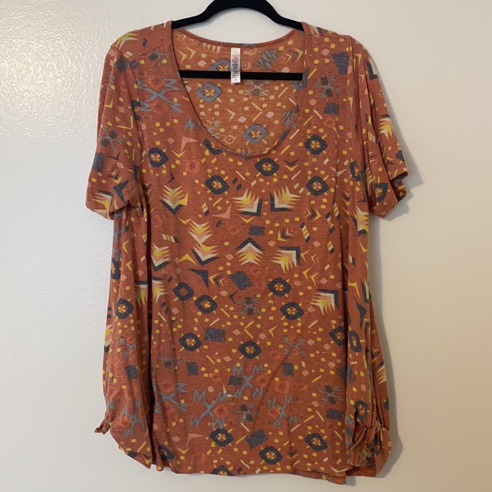 Lularoe 🦄 orange tribal perfect tee